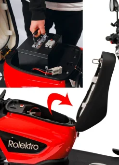 Outlet BADER Rolektro - Der E-Roller ROT