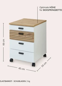Discount BADER Rollcontainer weiß-artisan