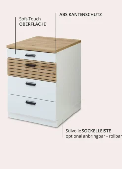 Discount BADER Rollcontainer weiß-artisan