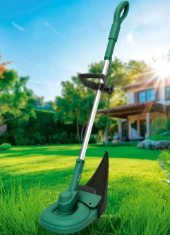 Best BADER RuWi Akku-Trimmer mit Fangnetz GRÜN-SCHWARZ-SILBER