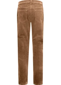Sale BADER Samtweiche Hose in 5-Pocket-Form CAMEL