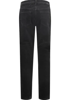 Hot BADER Samtweiche Hose in 5-Pocket-Form SCHWARZ