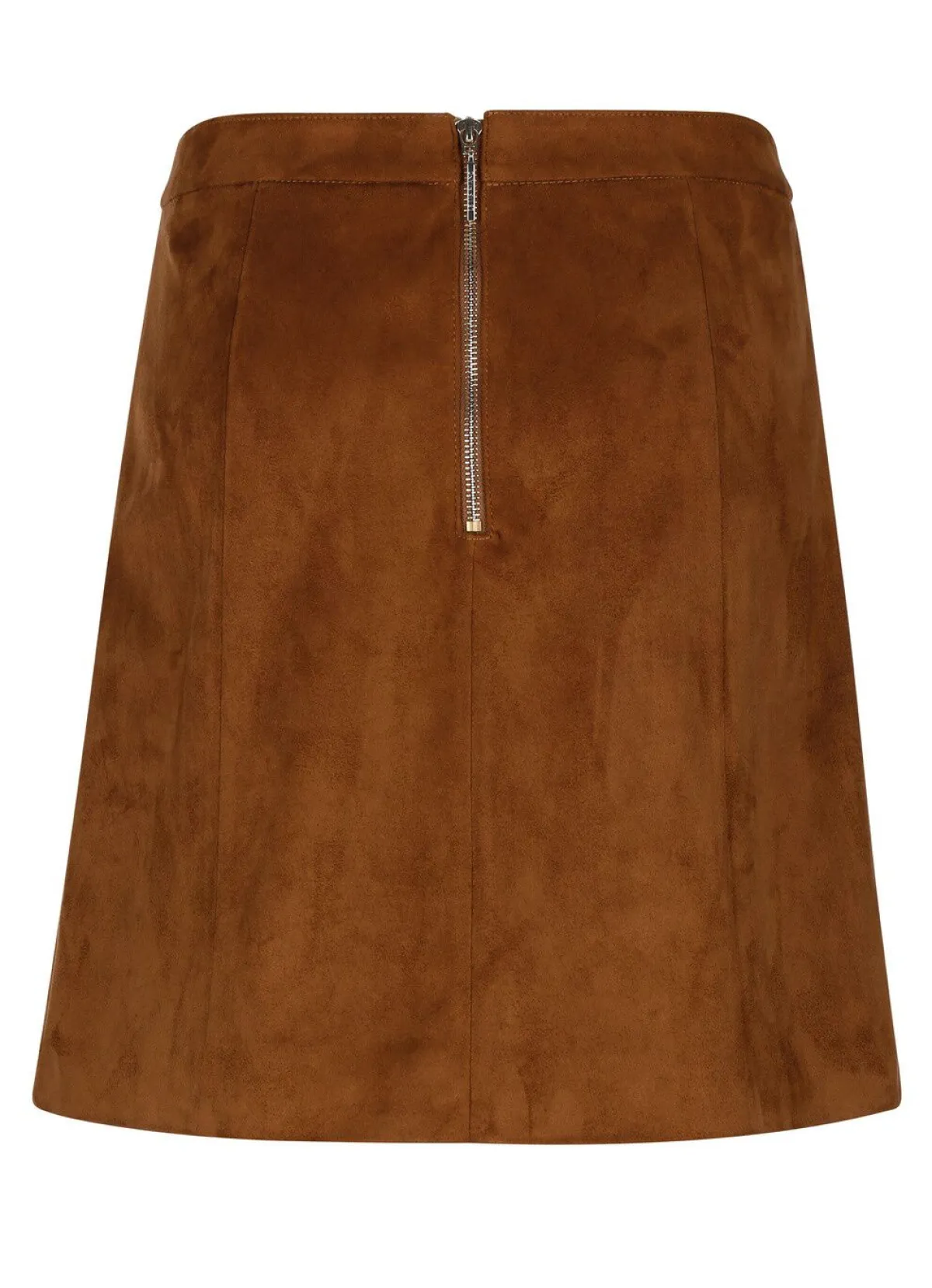 Best BADER Samtweicher Rock COGNAC
