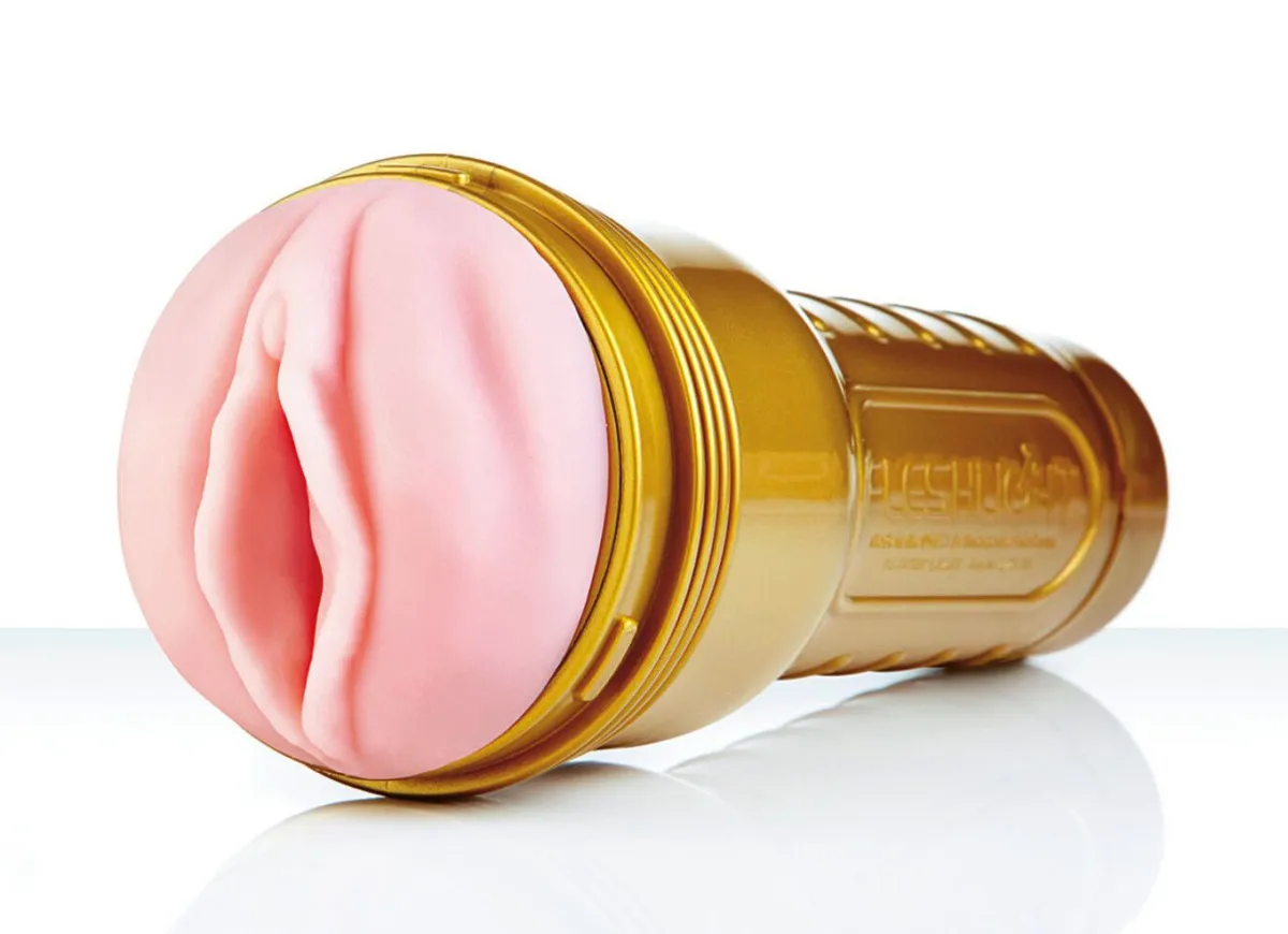 Discount BADER Samtweich genoppter Masturbator GOLD/PINK
