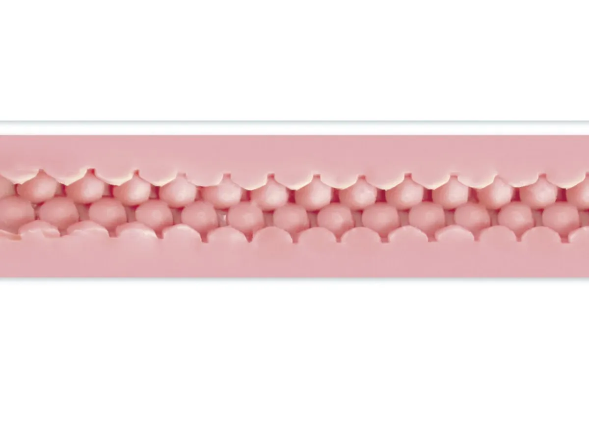 Discount BADER Samtweich genoppter Masturbator GOLD/PINK
