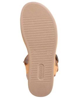 Hot Remonte Sandale aus Samtveloursleder MANDARINE
