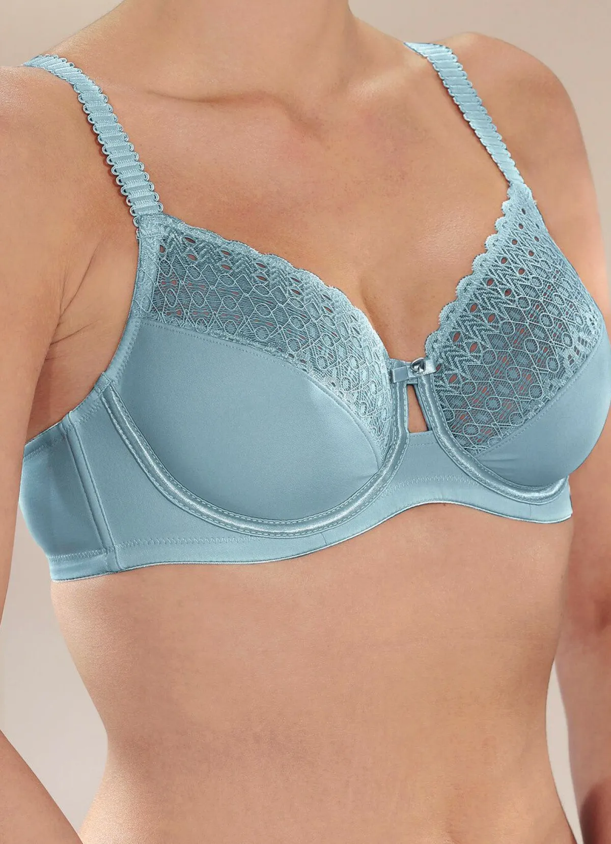 Discount BADER Sassa Zweierpack Bügel-BH 1X EISBLAU, 1X WEISS