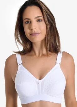 Discount SASSA Zweierpack-BH mit bequemem Unterbrustband 1X WEISS, 1X BEIGE
