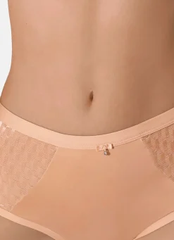 Outlet SASSA Zweierpack Slips mit jacquarddessinierten Tülleinsätzen PUDER