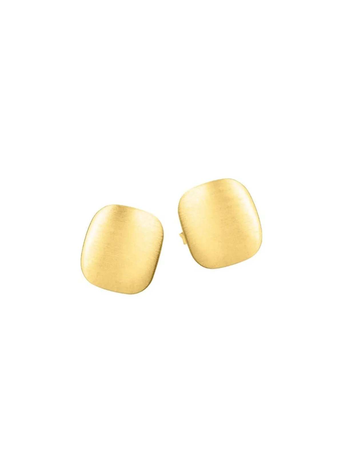 Best BADER Satinierte Ohrstecker aus Gold