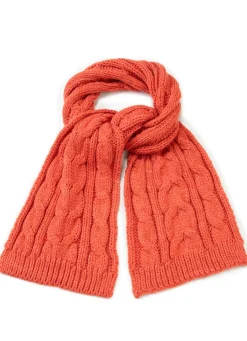 Sale BADER Schal aus Grobstrick ORANGE