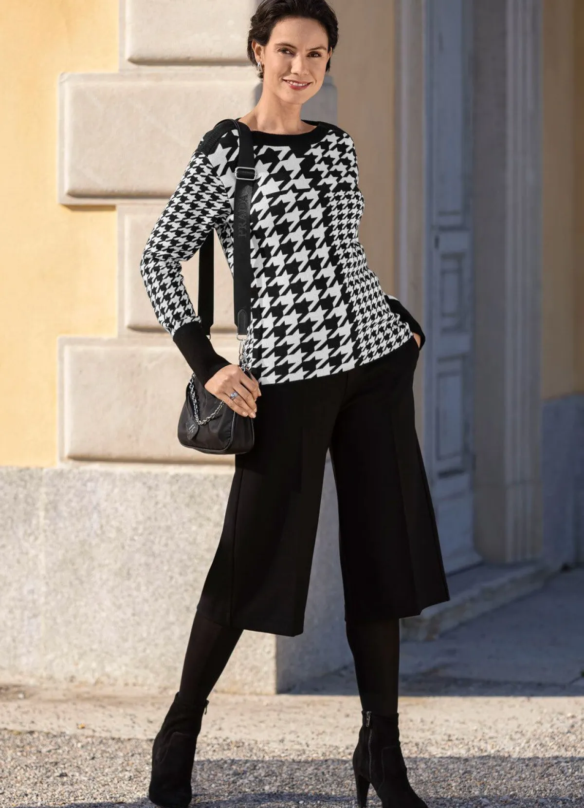 Clearance laurakent Schicke Culotte in Schlupfform SCHWARZ