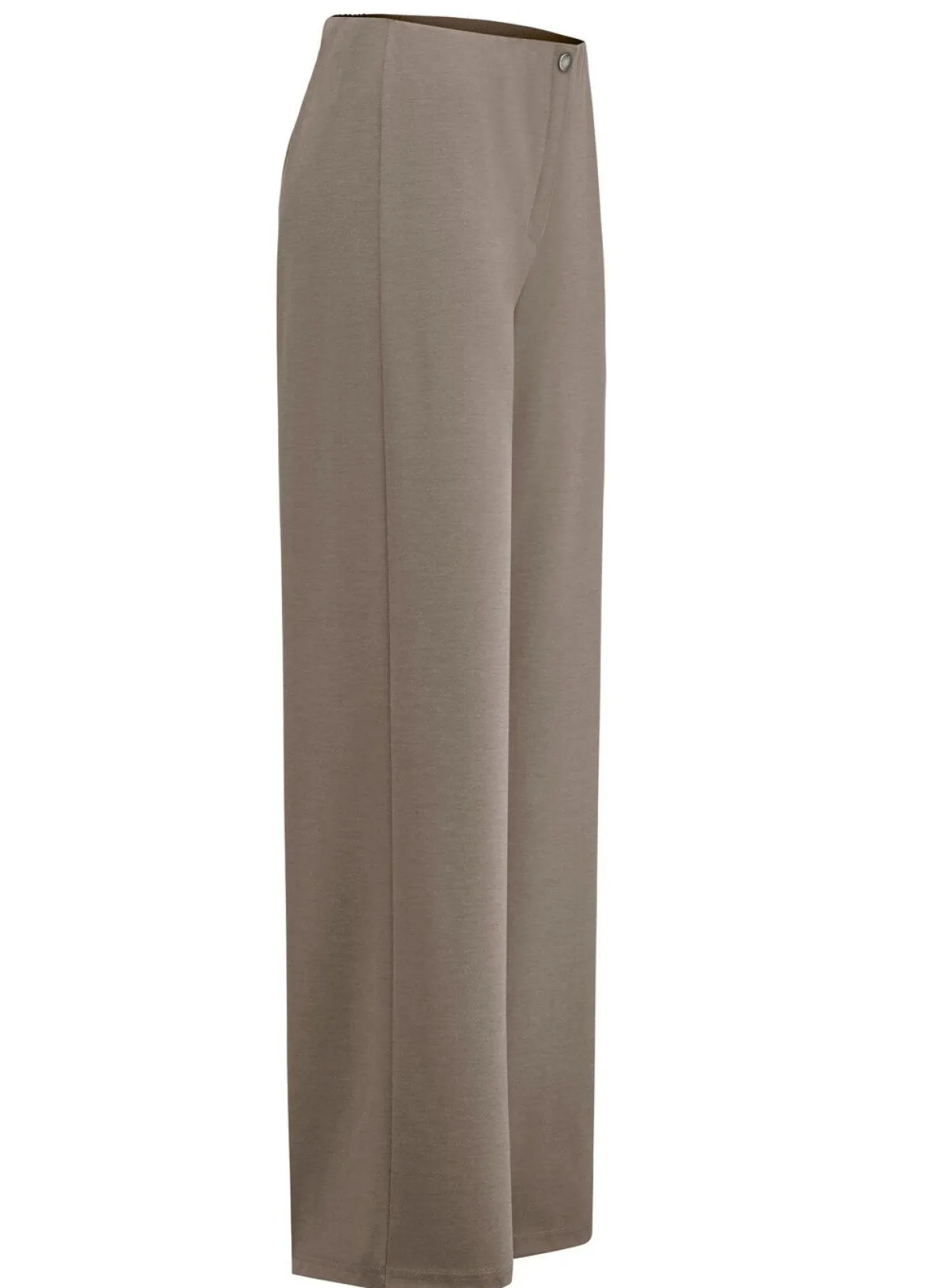 Hot KLAUS MODELLE MADE IN GERMANY Schicke Hose in bequemer Weite TAUPE MELIERT