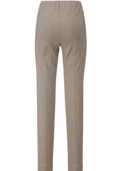 Hot BADER Schicke Hose in bequemer Schlupfform TAUPE
