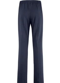 KLAUS MODELLE MADE IN GERMANY Schicke Hose mit ausgestellter Fußweite MARINE