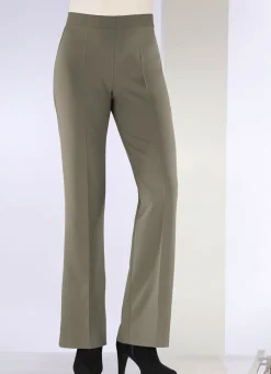 Hot KLAUS MODELLE MADE IN GERMANY Schicke Hose mit ausgestellter Fußweite HELLOLIV