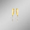 Clearance BADER Schicke Klappcreolen mit 2 Diamanten