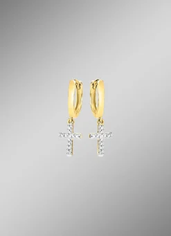 Clearance BADER Schicke Klappcreolen mit 2 Diamanten