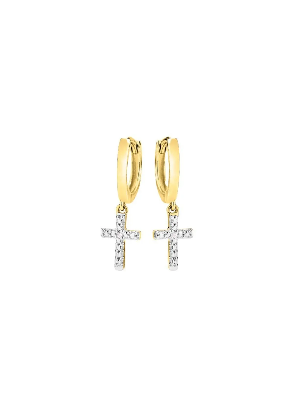 Clearance BADER Schicke Klappcreolen mit 2 Diamanten