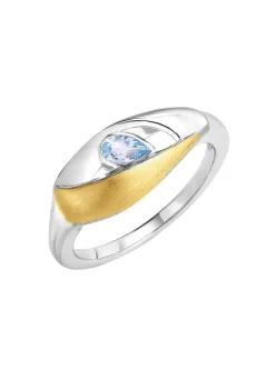 Sale BADER Schicker Damenring mit Blautopas