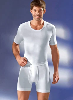 Sale SCHIESSER Unterhose aus Feinripp mit Eingriff, weiß WEISS