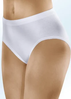 Hot SCHIESSER Viererpack Slips ohne Seitennähte WEISS