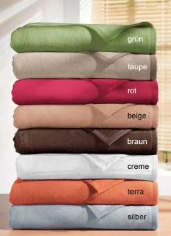 Sale BADER Schlafdecke auch extralang ROT