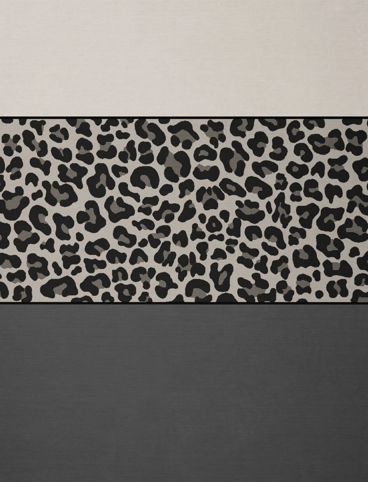 Online BORBO Schlafdecke im trendigen Leo-Dessin BRAUN-ANTHRAZIT-BEIGE
