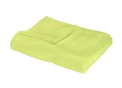 Clearance BADER Schlafdecke und Kissen in samtiger Qualität GRÜN