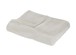 Clearance BADER Schlafdecke und Kissen in samtiger Qualität CREME