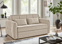 Hot BADER Schlafsofa mit Bettkasten CREME