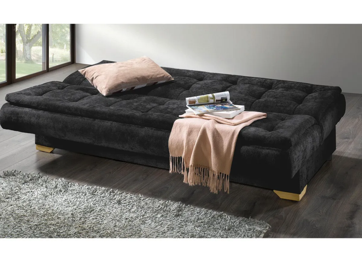 Sale BADER Schlafsofa mit Bettkasten für eine erholsame Auszeit ANTHRAZIT