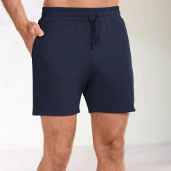 Hot GLEYMOR Schlaf-und Freizeitshorts aus Heavy Jersey MARINE