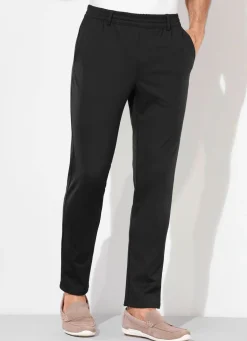 Outlet BADER Schlupfhose mit Gummibund in 3 Farben SCHWARZ