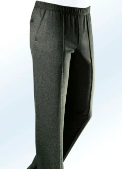 Outlet KLAUS MODELLE MADE IN GERMANY Schlupfhose von "Klaus Modelle" mit Gummibund in 5 Farben OLIV