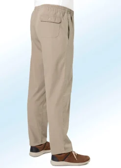 Hot BADER Schlupfjeans mit Gummibund und Kordelzug in 4 Farben BEIGE