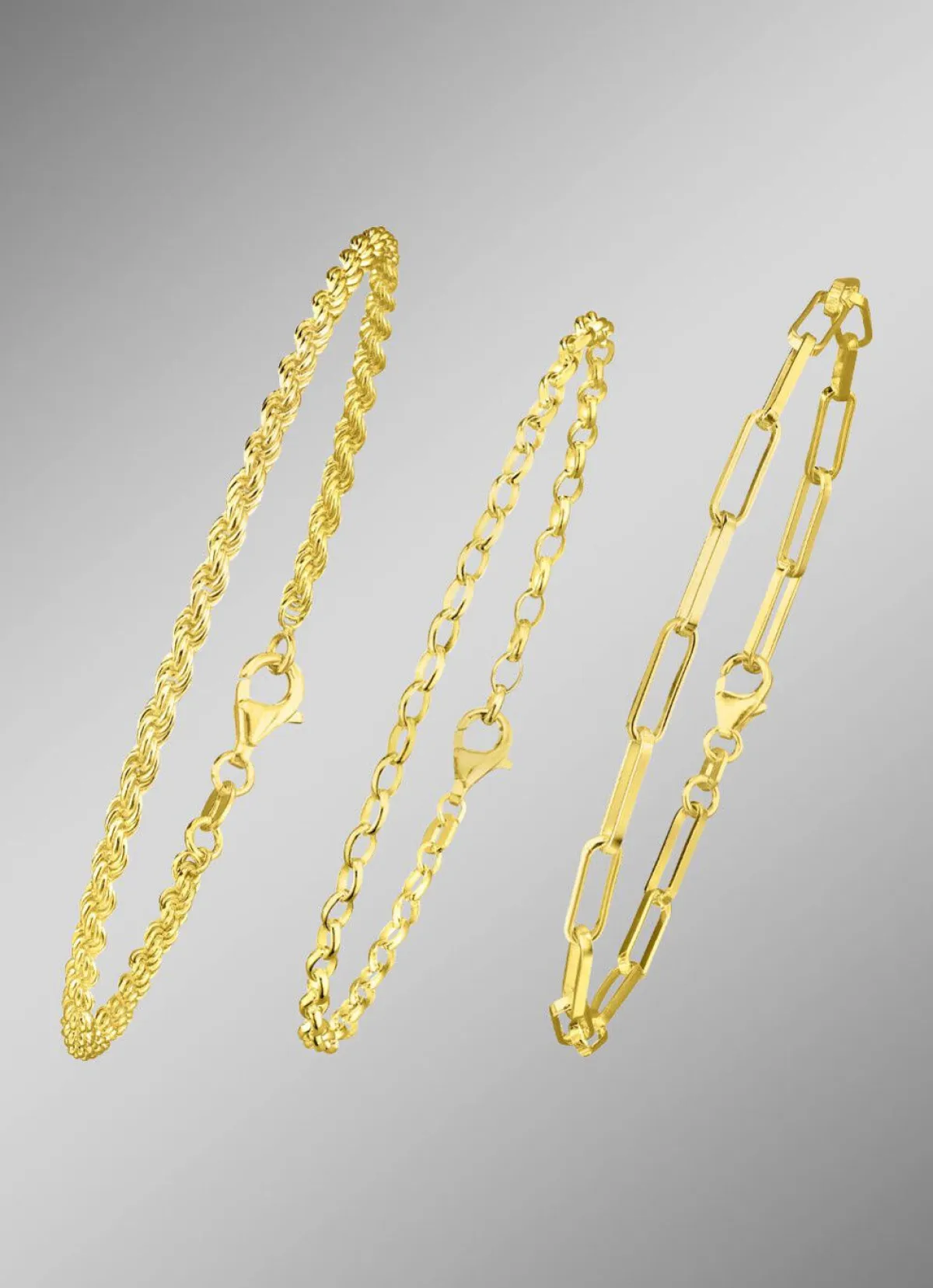 Best BADER Schmuckset, 3-teilig, aus drei Armbändern