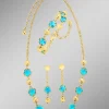 Sale BADER Schmuckset, 3-teilig, im Blumendesign