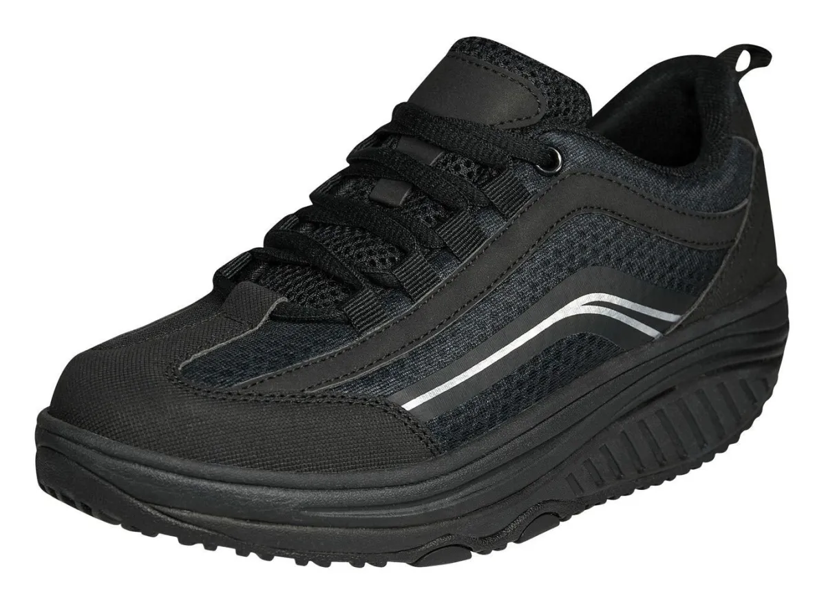 Outlet BADER Schnürschuh Aerosoft Walker SCHWARZ