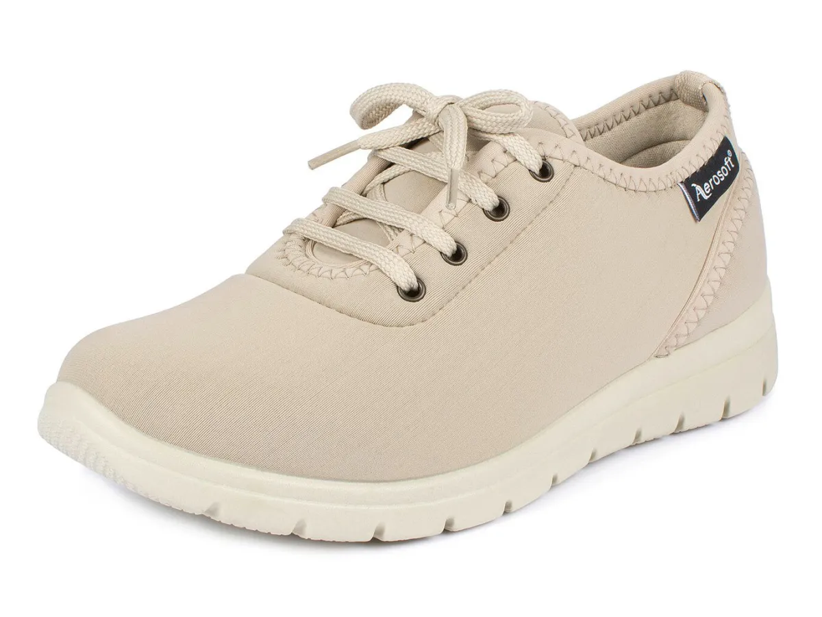 BADER Schnürschuh superleicht und flexibel BEIGE