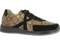 Sale BADER Schnürschuh von Varomed in extraweiter Passform SCHWARZ-GOLD