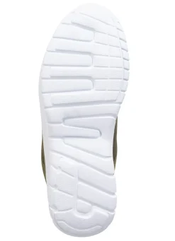 New BADER Schnür-Sneaker aus Synthetik und weichem Textilmaterial OLIV