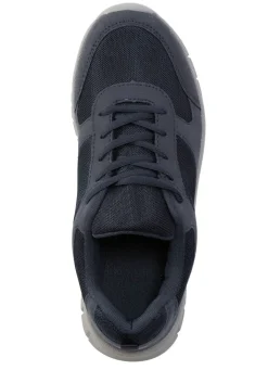 Discount BADER Schnür-Sneaker aus Synthetik und weichem Textilmaterial DUNKELBLAU