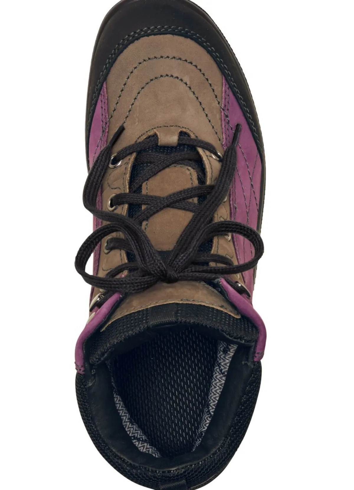 Online BADER Schnür-Stiefelette in interessanter Farbkombination VIOLA-KHAKI-SCHWARZ