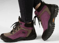 Online BADER Schnür-Stiefelette in interessanter Farbkombination VIOLA-KHAKI-SCHWARZ