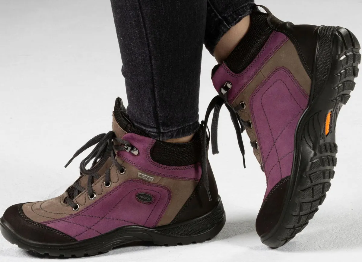 Online BADER Schnür-Stiefelette in interessanter Farbkombination VIOLA-KHAKI-SCHWARZ