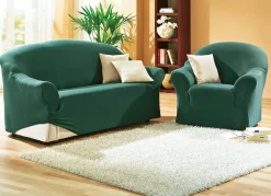 Discount BADER Schützende Stretchbezüge für Sessel und Sofa TANNE