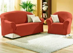 Discount BADER Schützende Stretchbezüge für Sessel und Sofa TERRA