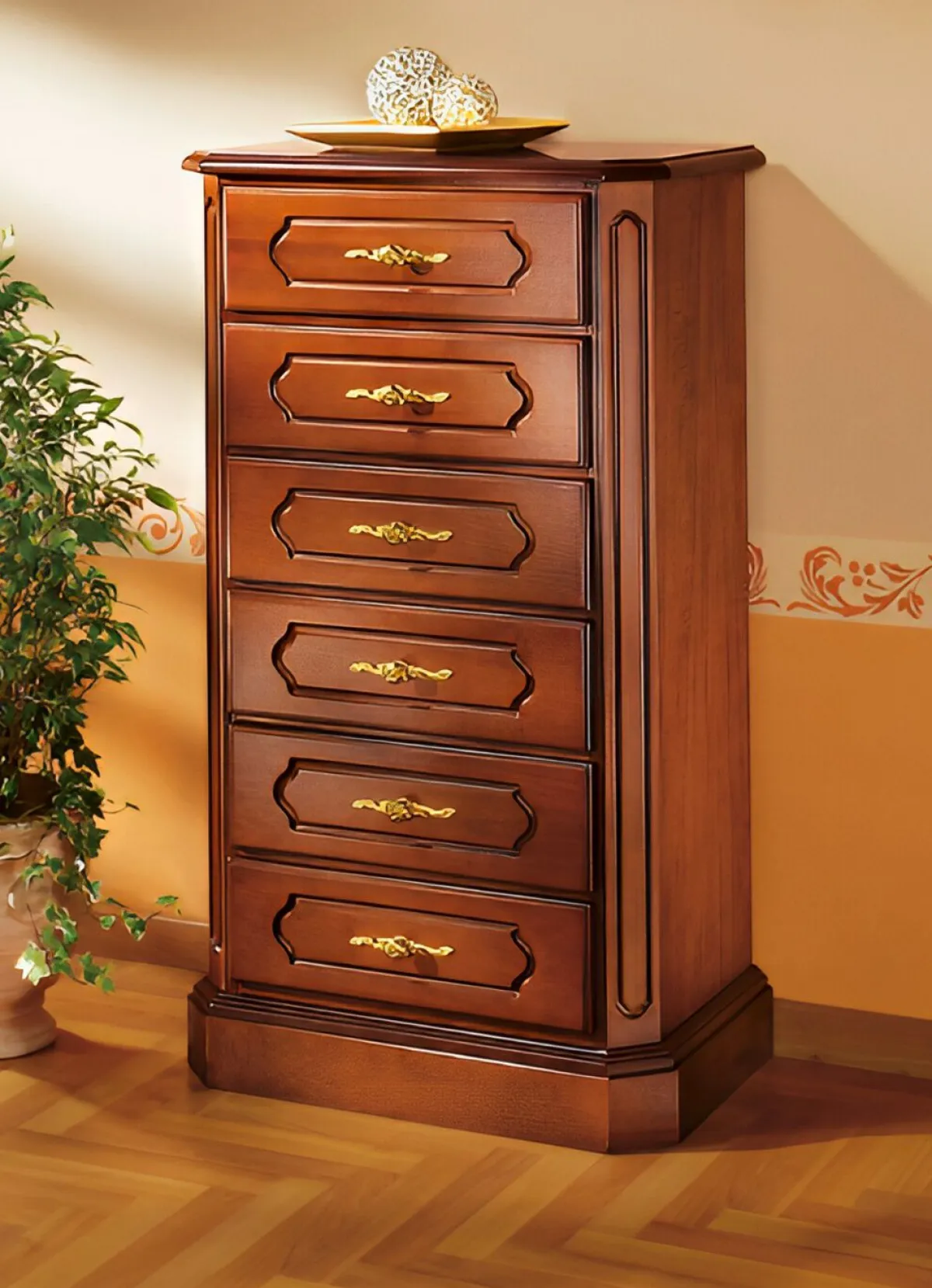 Outlet BADER Schubladenkommode NUSSBAUM