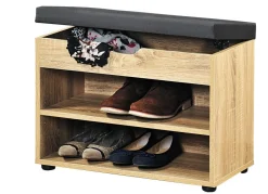 Discount BADER Schuhbank mit Sitzkissen EICHE SONOMA